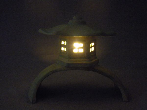 Japanese lantern with tea light